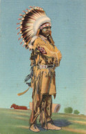 PUEBLO INDIAN DANCER IN FULL REGALLIA - Other & Unclassified