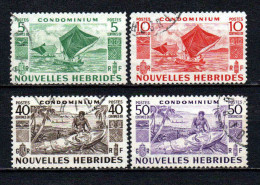 Nouvelles Hébrides  - 1953 - Aspects Des NH - N°  144/145/150/151 - Oblit - Used - Usati