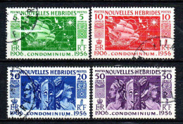 Nouvelles Hébrides  - 1956 - Cinquantenaire  Des NH - N°  167 à 170 - Oblit - Used - Used Stamps