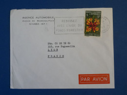 DC2 NOUVELLE CALEDONIE  BELLE LETTRE PRIVEE  1960 NOUMEA  A LYON FRANCE +N°321 17F +AFF. INTERESSANT++ - Lettres & Documents