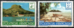 POLYNESIE FRANCAISE --- N° 135/136 ---  OBL VOIR SCAN - Gebruikt