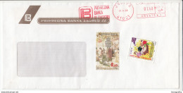 Croatia, Privredna Banka Zagreb Meter Stamp On Letter Cover Travelled 1995 B181001 - Covers & Documents
