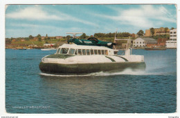 "Seasped" Hovercraft Old Postcard Travelled 1976 To Austria Bb170620 - Luftkissenfahrzeuge