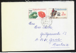 Czechoslovakia, Letter Cover Travelled 1977 Karlovy Vary Pmk B170410 - Lettres & Documents