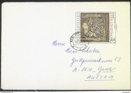 Czechoslovakia, Letter Cover Travelled 1976 Karlovy Vary Pmk B170410 - Covers & Documents