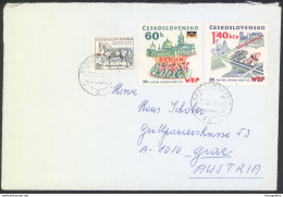 Czechoslovakia, Letter Cover Travelled 1977 Karlovy Vary Pmk B170410 - Cartas & Documentos