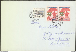 Czechoslovakia, Letter Cover Travelled 1976 Karlovy Vary Pmk B170410 - Cartas & Documentos
