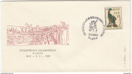 Yugoslavia, 20 Years Since Liberation Of Rijeka Special Cover & Pmk 1965 B170330 - Covers & Documents