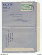 India Postal Stationery Aerogramme Posted 1959 B210725 - Aerogrammi