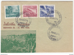 Yugoslavia Dubrovnik Stamps Exhibition 1950 Special Cover And Postmark  B170907 - Covers & Documents