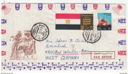 Egypt, Illustrated Letter Cover 1972 Helipolis Pmk B180122 - Lettres & Documents