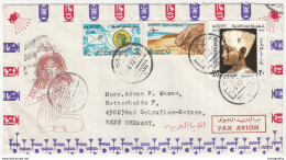 Egypt, Illustrated Letter Cover 1972 Helipolis Pmk B180122 - Lettres & Documents