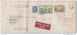 Canada Special Delivery Registered Letter Cover Travelled 1948 B160711 - Lettres & Documents