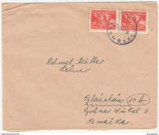 Yugoslavia, Letter Cover Travelled 1947 Sombor Pmk B180320 - Covers & Documents