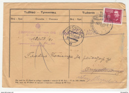 Yugoslavia, Court Official Letter Cover Travelled 1945 Virovitica Pmk B180220 - Covers & Documents