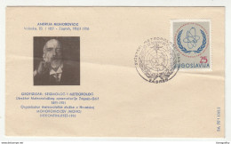 Andrija Mohorovičić Illustrated Letter Cover & World Meteorological Day 1962 Zagreb Pmk B200901 - Covers & Documents