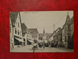 CARTE BENFELD RUE PRINCIPALE  JUDAICA MAISON SCHUHL - Benfeld