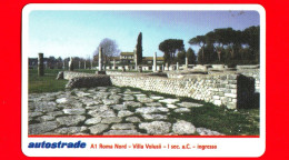 VIACARD - A1 Roma Nord - Villa Volusii - I Sec. A.C. Ingresso  - Tessera N. 456 - 50.000 - Pub - 02.1999 - Otros & Sin Clasificación