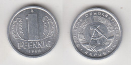 1  PFENNIG 1988 A - 1 Pfennig