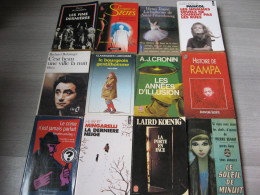 Lot De 12 Livres De Poche Pocket FOLIO Divers Bon état - Loten Van Boeken