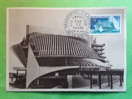 Exposition Universelle MONTREAL Canada , Fdc Sur Carte  Pavillon De La France, Faugeron Architecte  Juillet EXPO 67,TB - 1967 – Montreal (Canada)