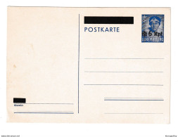 Luxembourg German Occupation Postal Stationery Postcard Unused B210701 - 1940-1944 German Occupation