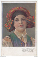 "Girl From Uherský Brod" By Kamil Vladislav Muttich Old Vintage Postcard Unused B170325 - Muttich, C.V.