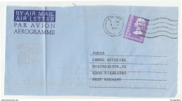 Hong Kong Aerogramme Posted 1981 - Damaged B200210 - Lettres & Documents