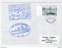 USS Mount Whitney Ship Post Letter Cover Posted Feldpost 2018 Germany B200210 - Autres (Mer)