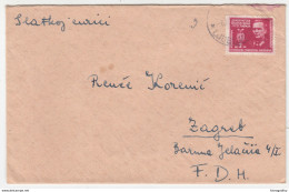 Yugoslavia, Letter Cover Travelled 194? Ljubljana Pmk B180220 - Covers & Documents