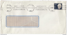 Baerpakker Ma Emalleres Forsvarlig Slogan Postmark On Letter Cover Travelled 1962  Bb161210 - Brieven En Documenten