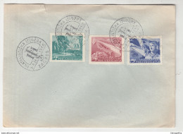 Zagreb Philatelic Exhibition 1950 Pmk On Letter Cover B190220 - Covers & Documents