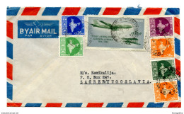 H. Raney & Sons, Bombay Company Air Mail Letter Cover Posted 1961 To Zagreb 200220 - Covers & Documents