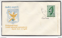 Yugoslavia, International Women's Handball Tournament Zagreb Trophy 1963 Illustrated Letter Cover & Postmark B180210 - Handball