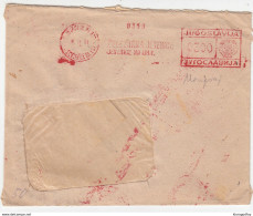 Slovenia, Železarna Jesenice Meter Stamp On 2 Letter Covers Travelled 1951 To Sisak B180210 - Covers & Documents