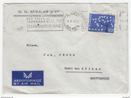 Greece, N. G. Zullas & Co. Airmail Letter Cover Travelled 1962 Athens To Thoerl B170429 - Cartas & Documentos