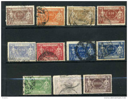 N°1/2/3/4/5/6/8/8 Bleu Foncé/12/1317 - Colis Postaux - Used Stamps