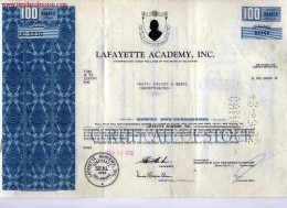 Lafayette Academy, Inc. - J - L