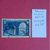 N°302 8 F Sur 25 F Abbaye Saint Wandrille Cote 2023 3.50€ - Used Stamps