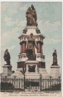 BELFORT . MONUMENT DES SIEGES . DERNIERE OEUVRE DE BARTHOLDI . CARTE COLORISEE AFFR AU VERSO . 2 SCANNES - Belfort – Siège De Belfort