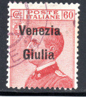 1919.ITALY, AUSTRIA, VENEZIA GIULIA 1918 60 C. #N29 - Vénétie Julienne