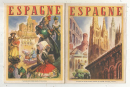 Dépliant Touristique 12 Pages, Espagne, Belles Illustrations, 5 Scans, Frais Fr 1.95 E - Dépliants Touristiques