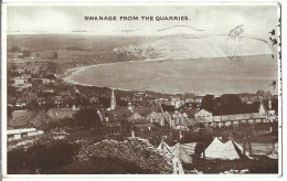 Royaume Uni   -  Swanage  From  The Quarries - Swanage