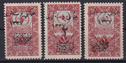 TURKEY 1921 - MLH - Sc# 54-56 - Neufs