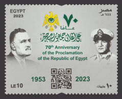 Egypt - 2023 - 70th Anniv. Of The Proclamation Of The Republic Of Egypt - MNH** - Neufs