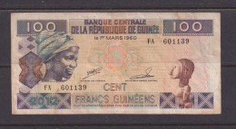 GUINEA - 2012 100 Francs Circulated Banknote As Scans - Guinée