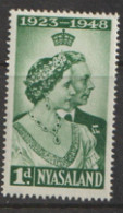 Nyasaland  1948  161  Silver Wedding   Mounted Mint - Nyassaland (1907-1953)
