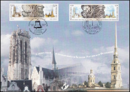 3170/3171° CS/HK - Saint-Pétersbourg / St Petersburg - Émission Commune Russie / Gemenzamelijke Uitgifte Met Rusland - Cartoline Commemorative - Emissioni Congiunte [HK]