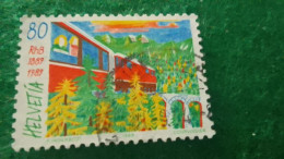 İSVİÇRE 1980-90   80C - Unused Stamps