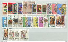 Liechtenstein 1990/94 Annate Complete / Complete Year Set **/MNH VF - Volledige Jaargang